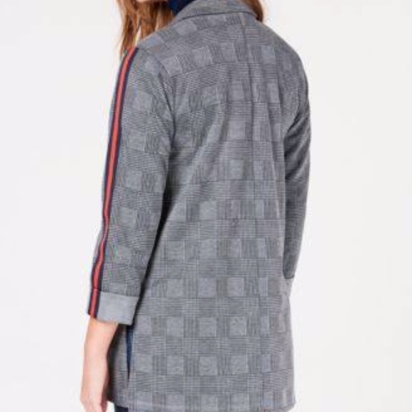 Macy's Grey Crave Fame Open Blazer - Picture 2 of 8